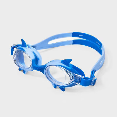 Boys' Shark Swim Goggles - Cat & Jack™ Blue | Target