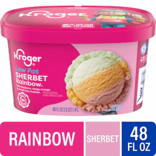 Kroger® Low Fat Rainbow Sherbet Tub | Kroger