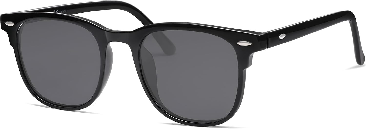SOJOS Retro Vintage Square Polarized Sunglasses for Women Men UV Protection Lens TR90 Frame Sunglasses SJ2112 | Amazon (US)