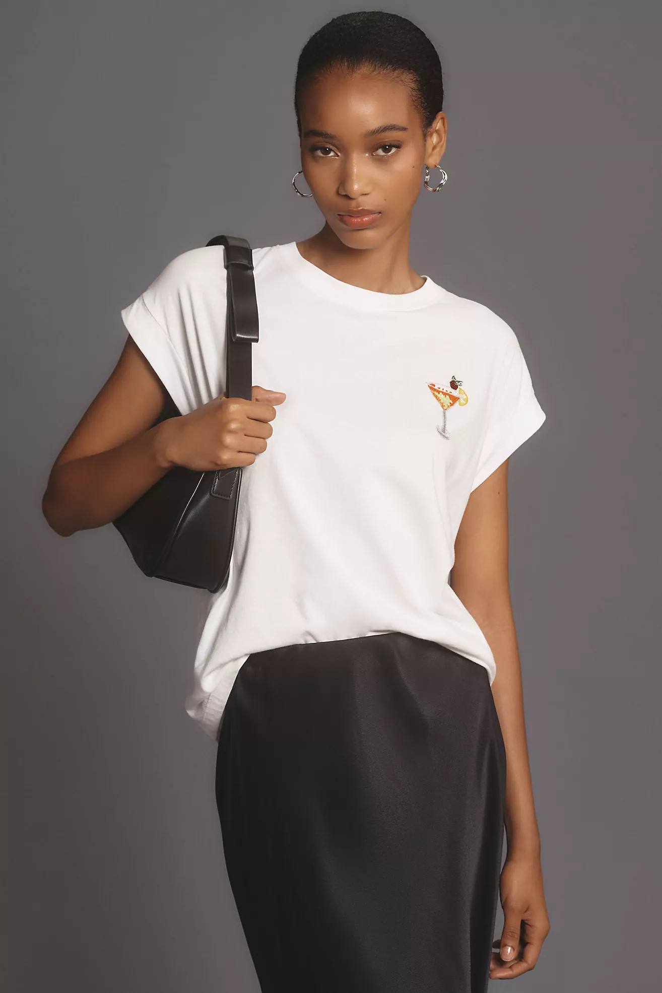 Essentiel Antwerp Martini Embroidered Tee | Anthropologie (US)