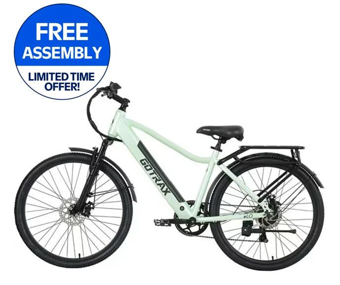 Gotrax Elo Commuter Electric Bike for Adults, 26-inch Unisex, 350W Motor, 36V Battery | Walmart (US)