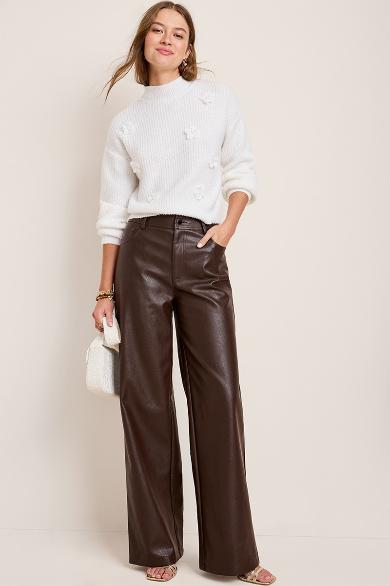 Jane Faux Leather Pants | Francesca's