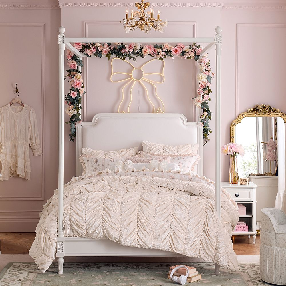 Colette Canopy Bed | Pottery Barn Teen
