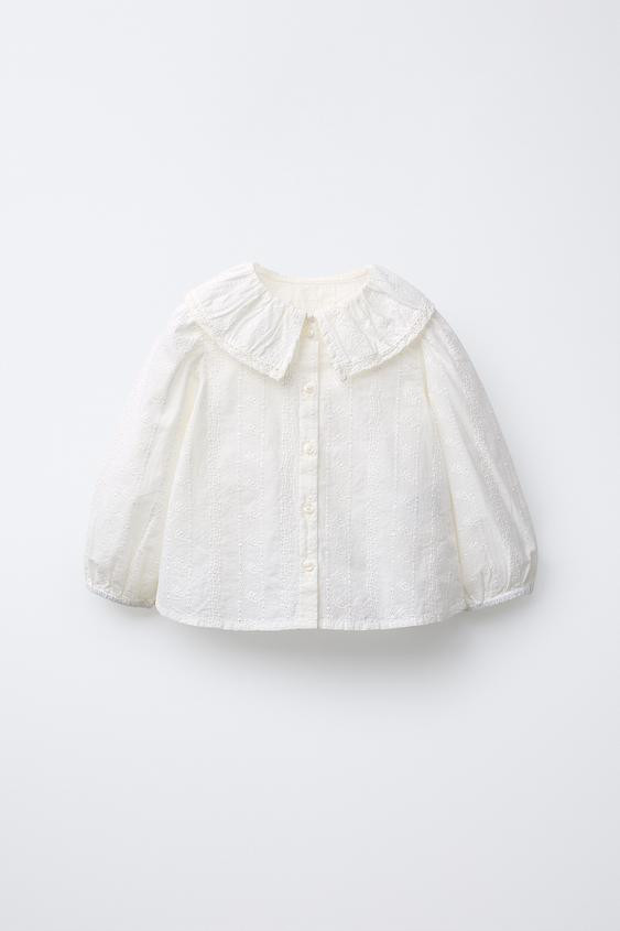 EMBROIDERED BLOUSE | Zara US