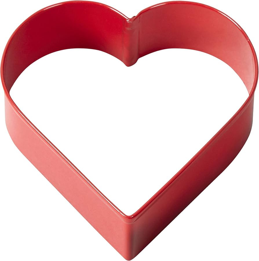 Wilton Red Metal Heart Cookie Cutter 3" | Amazon (US)