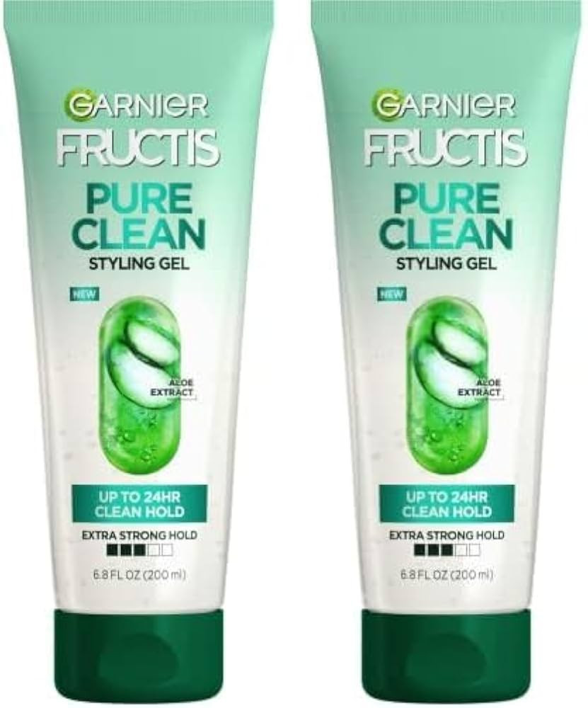 Garnier Fructis Style Pure Clean Styling Gel 6.8 Fl Oz, 1 Count, (Packaging May Vary) (Pack of 2) | Amazon (US)