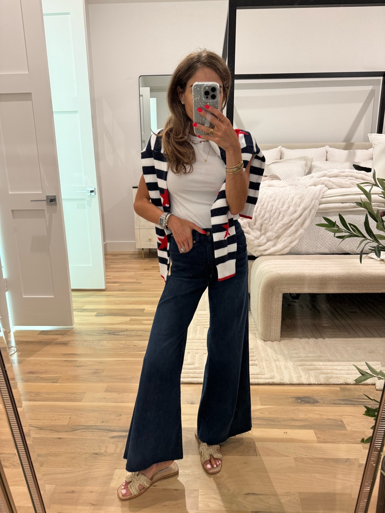 The cutest July 4th cardigan sweater you can still get in time for the 4th of July! Wearing xs

#LTKPetite #LTKSaleAlert #LTKSeasonal