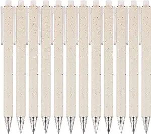 Gel Pens for Note Taking 12PCS RIANCY Black Ink Fine Point Pen Black Gel Pens Quick Dry Ink 0.5mm... | Amazon (US)