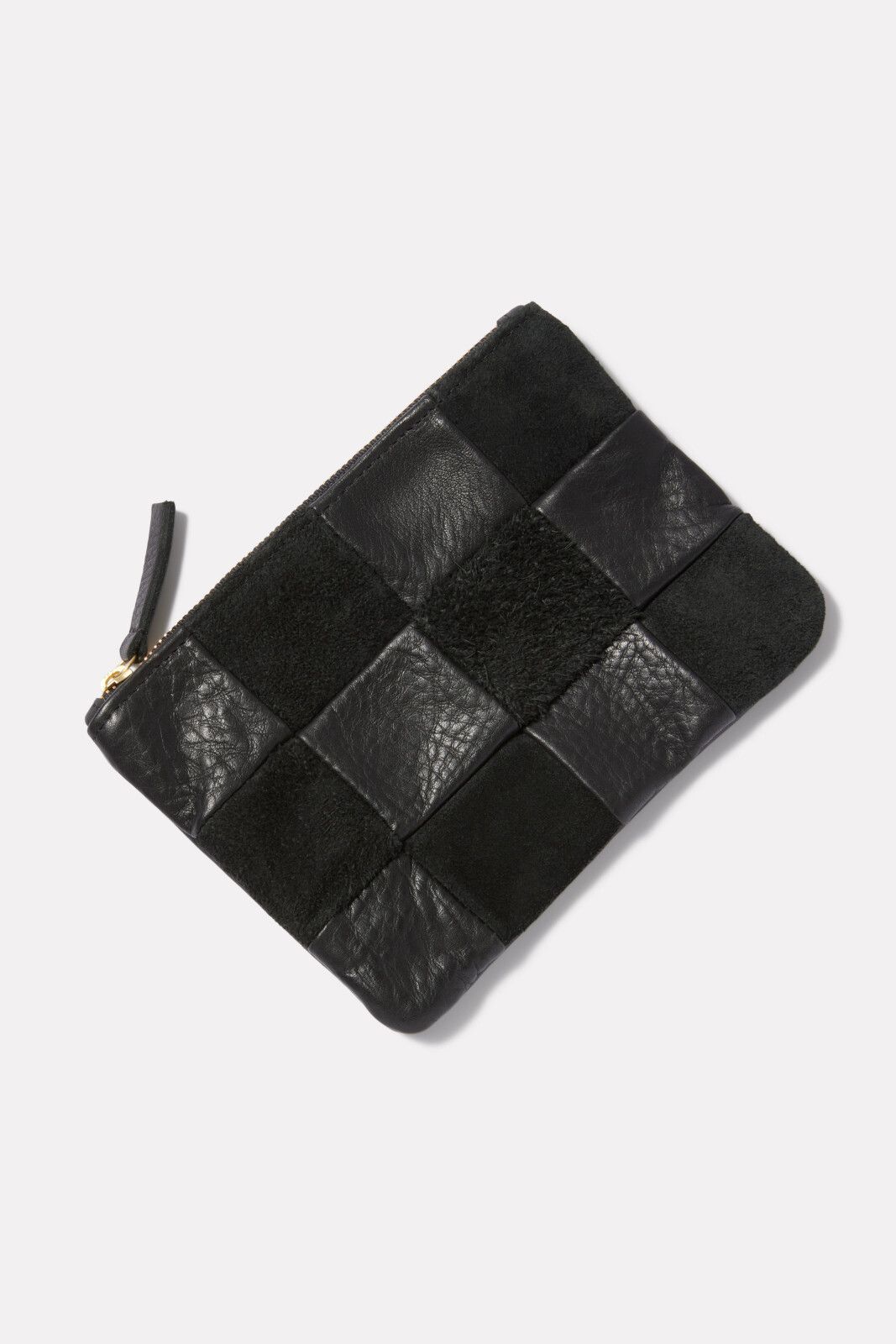 Black Check Pouch | EVEREVE
