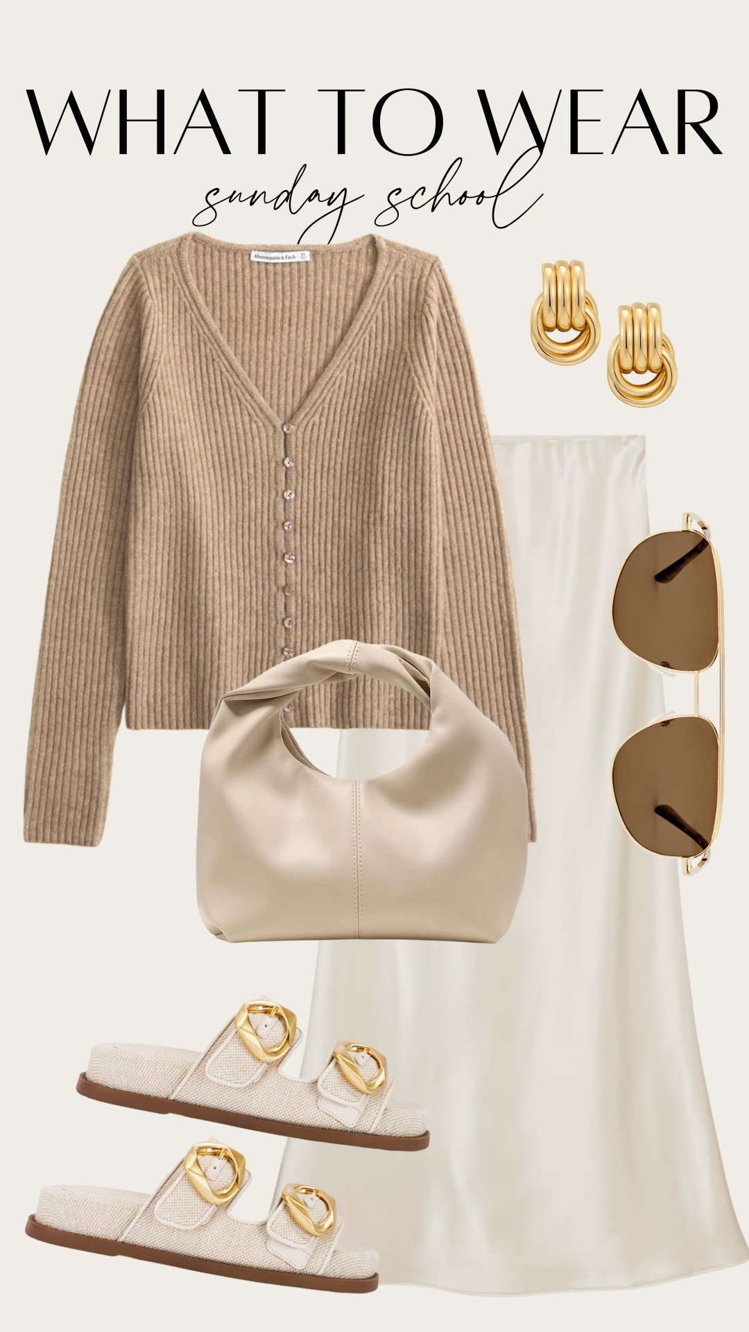 Sunday school outfit idea! The best combo when you want to look a bit dressier but still comfortable is a cardi and silky skirt!

#LTKStyleTip