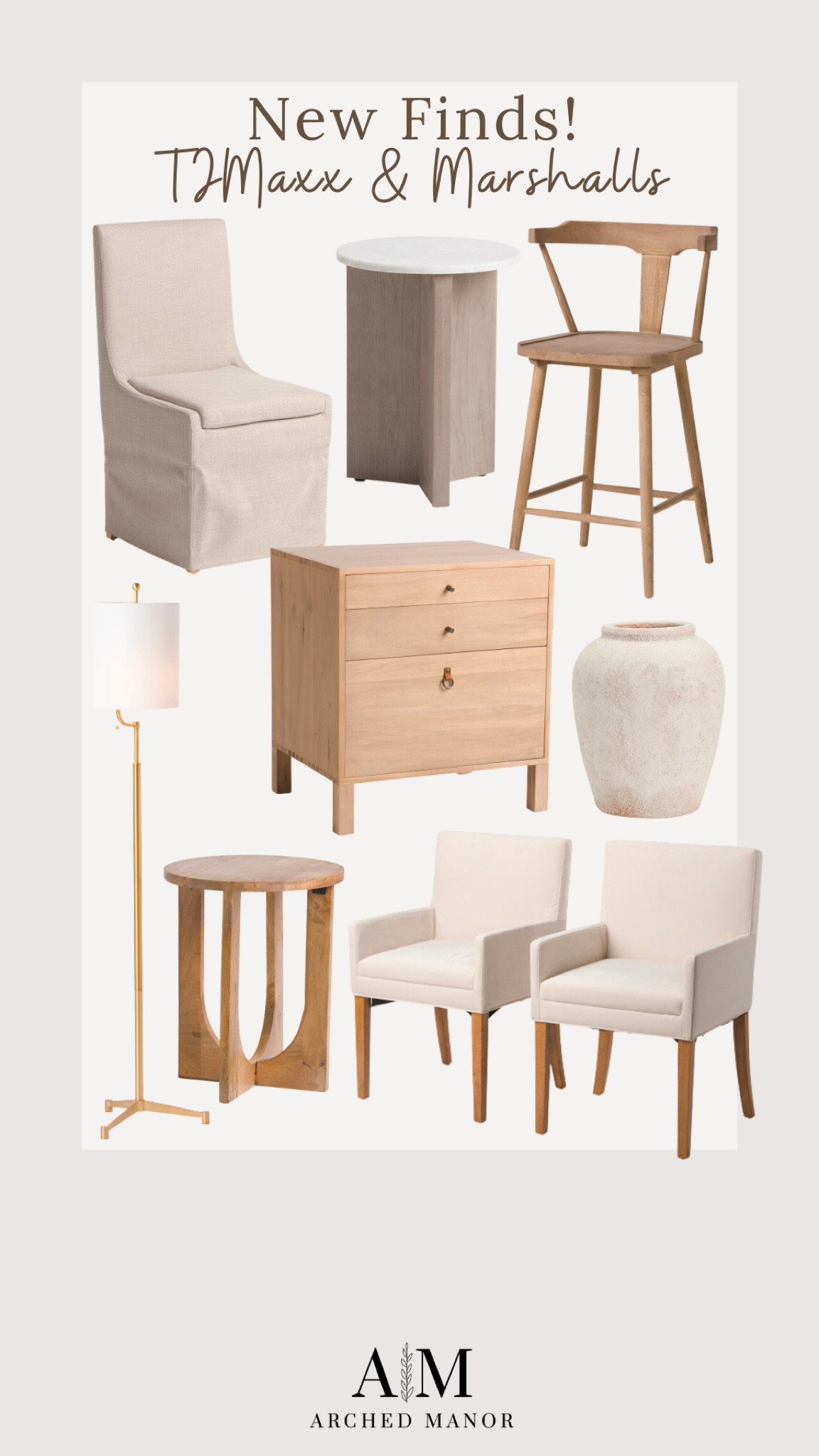New affordable furniture and decor from TJ Maxx and Marshall's

#LTKunder100 #LTKstyletip #LTKhome