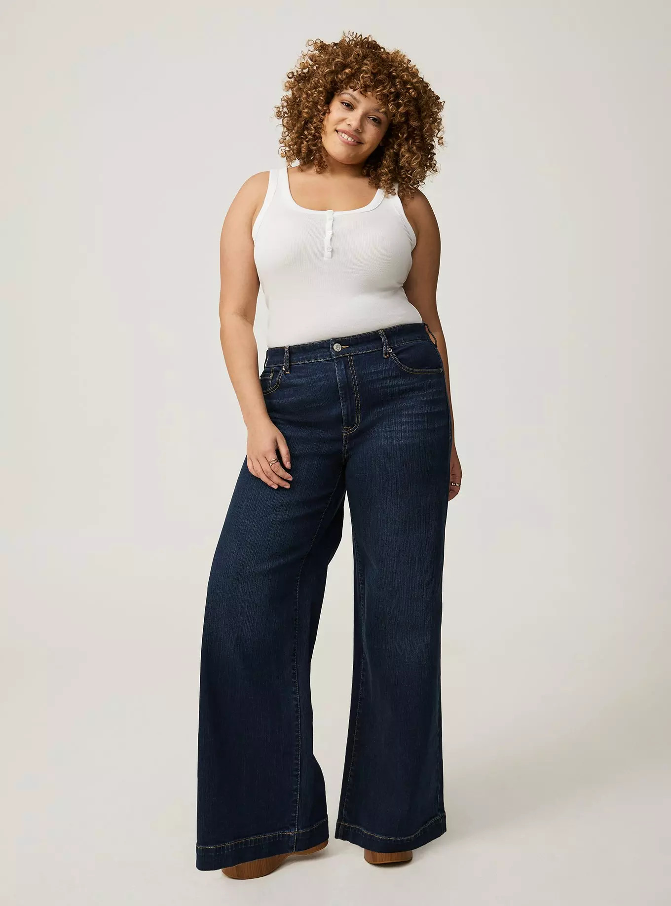 High-Rise Wide Leg Jean | Torrid (US & Canada)