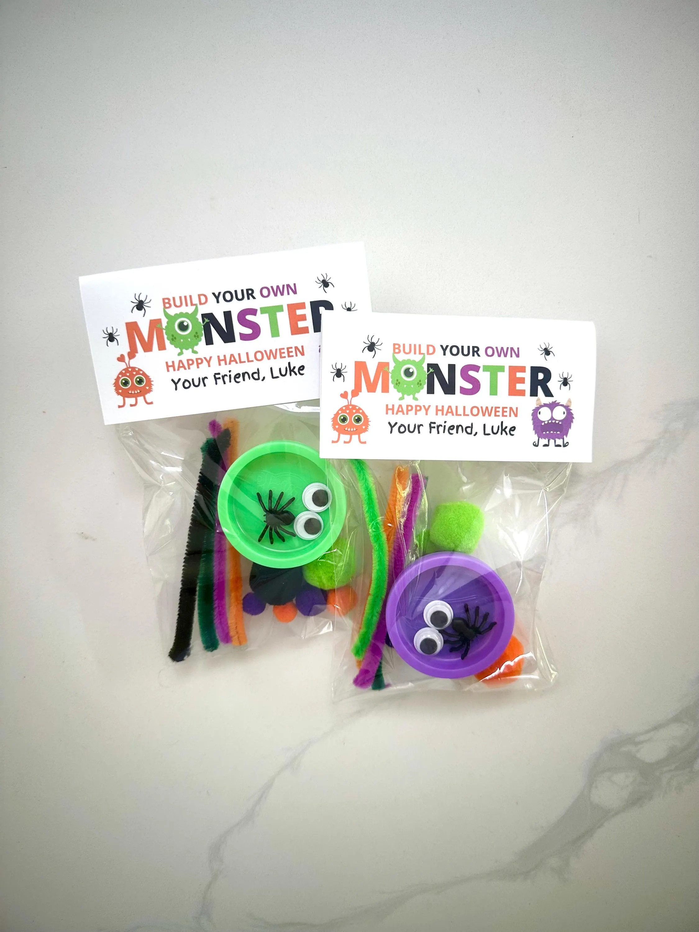 Personalized "Build Your Own Monster" Halloween Play Dough Favors - Ready to Give! | Etsy (Global)