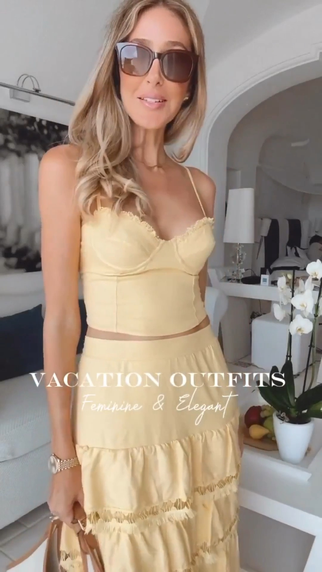 Feminine and beautiful vacation outfit ideas. Beautiful butter yellow set
Run tts , wearing a size small 




#LTKU #LTKSeasonal #LTKStyleTip