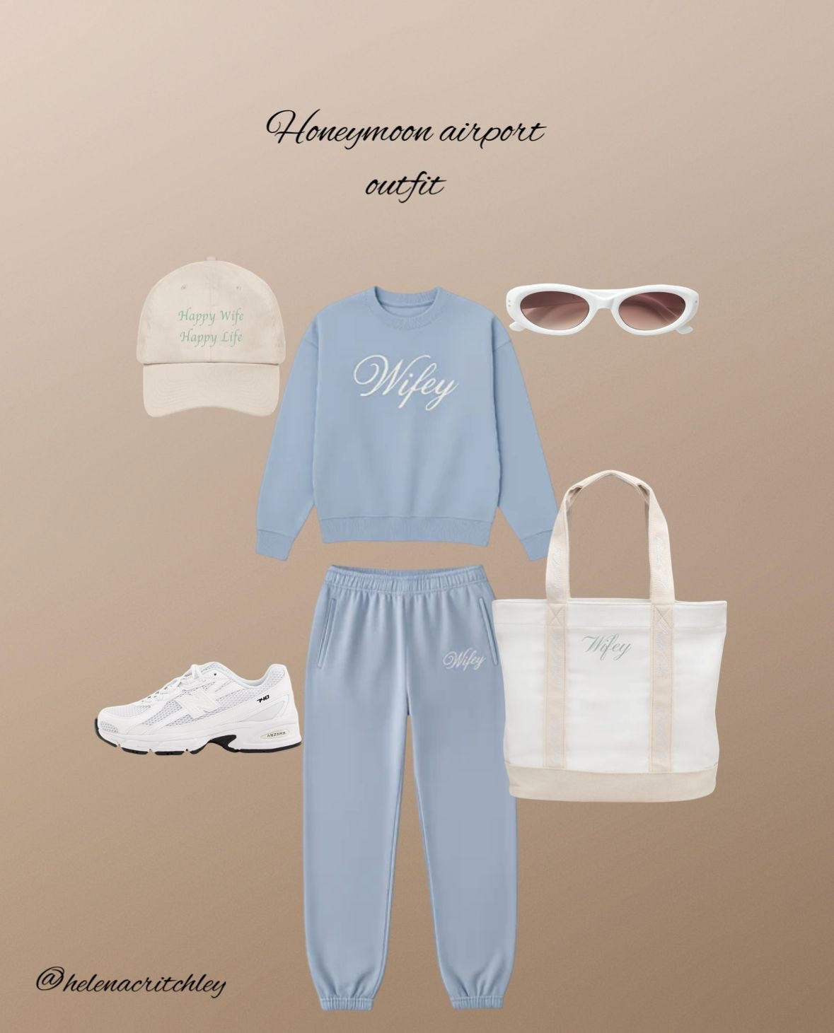 Bridal inspo: airport outfit ✈️

Bride to be, 2026 bride, bridal inspo, airport outfit, hen do travel outfit, hen do outfit 