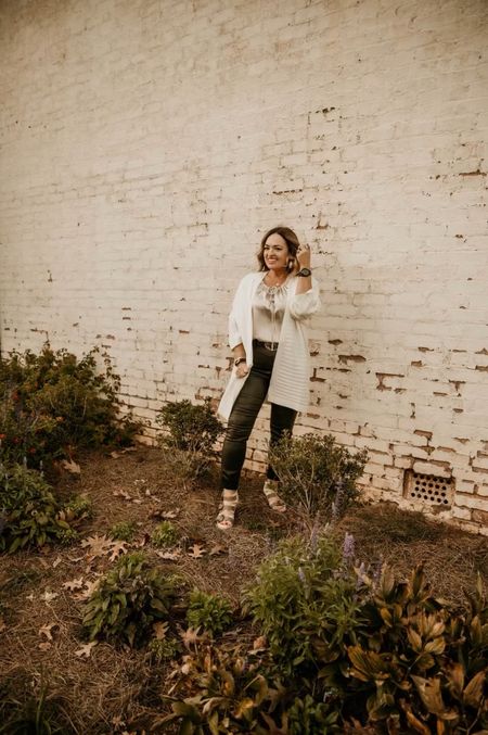 The perfect cardigan sweater… The Ivory color os so versatile! Perfect for Business and travel! I paired it with coated jeans in spruce and a top from @vicidolls last year…

I added some fun booties to complete the Look.. Love the sunset hour.

#LTKstyletip #LTKunder50 #LTKSeasonal