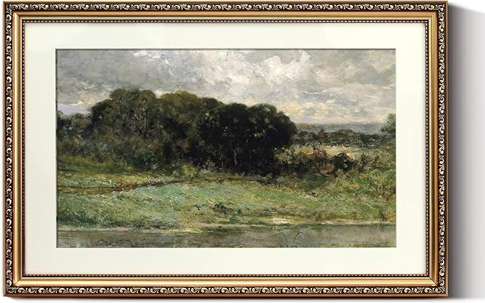ARPEOTCY Vintage Gold Framed Large Wall Art, Swale Land Scenery Retro Paintings, Landsacpe Canvas... | Amazon (US)