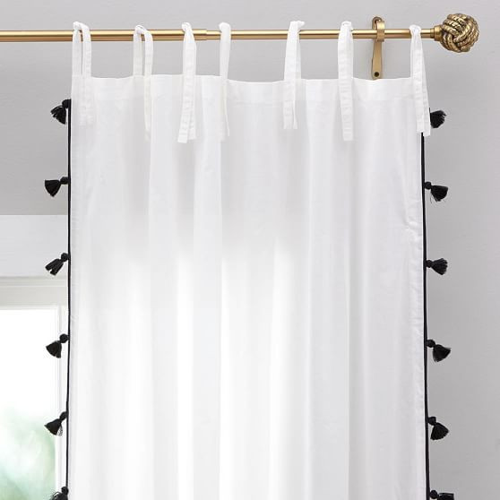 The Emily & Meritt Tassel Sheer | Pottery Barn Teen