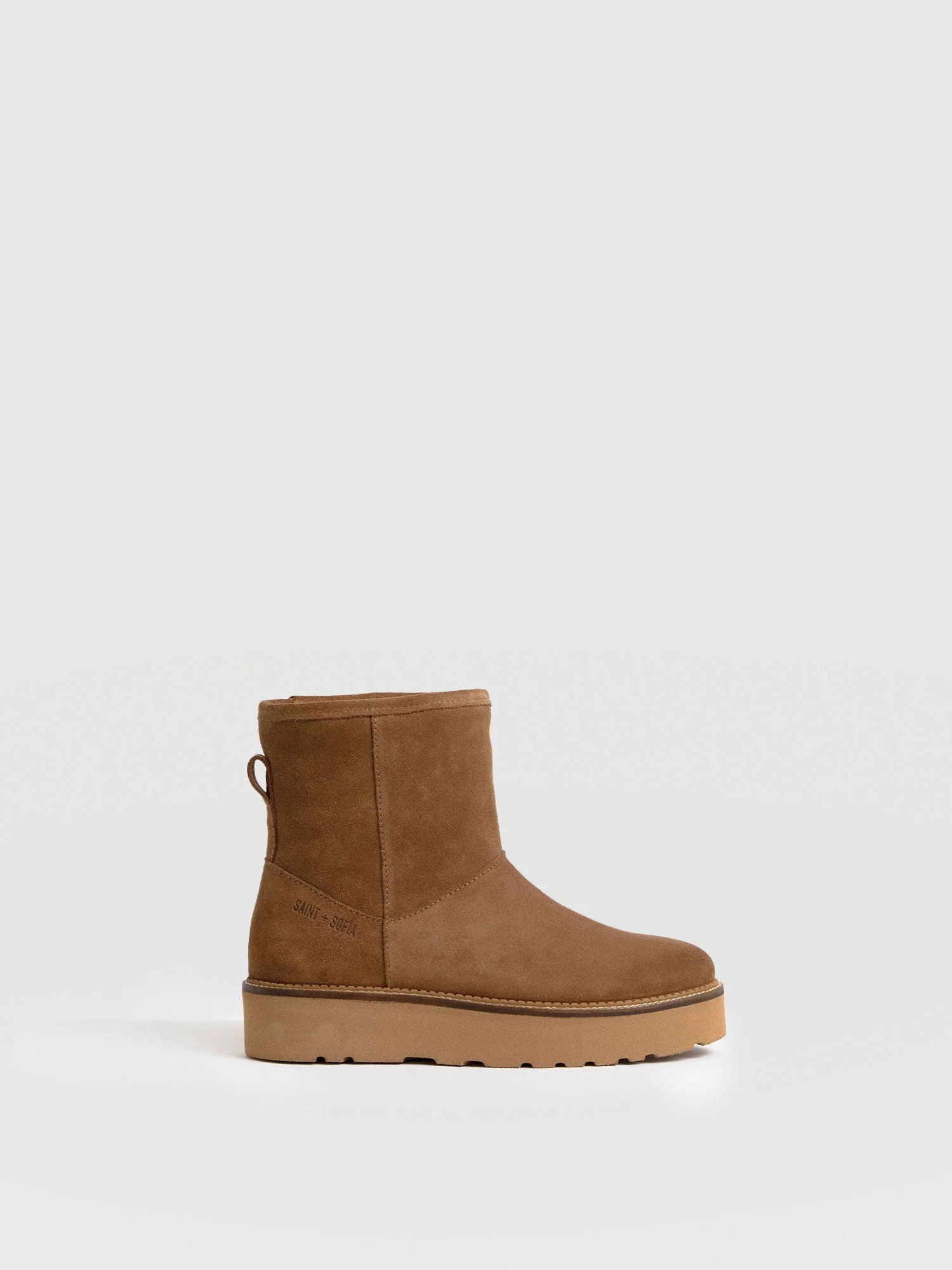 Sloane Shearling Boot - Camel | Saint + Sofia