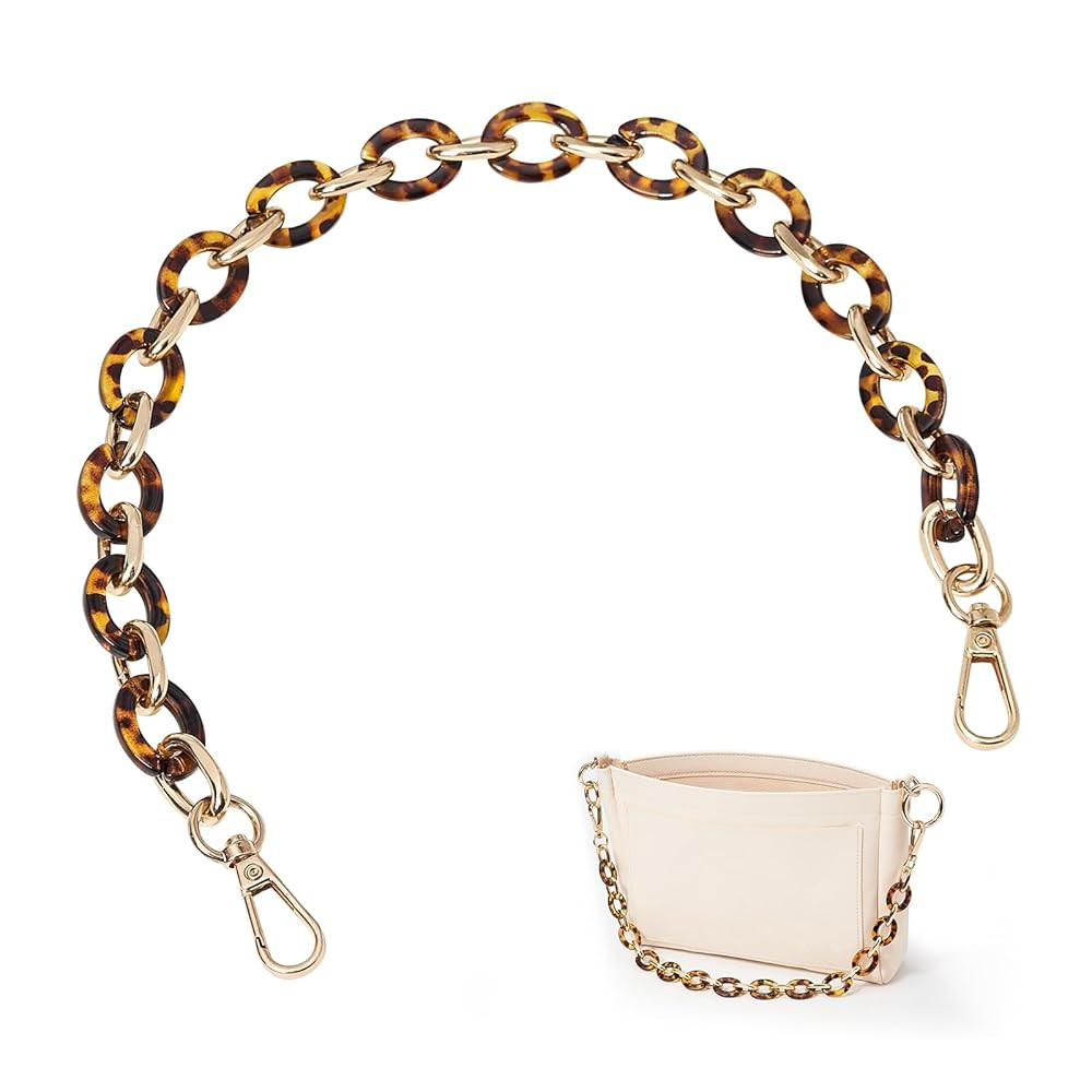 Vercord Handbag Chain Shoulder Bag Strap Replacement Acrylic Chain Decoration Purse Making Access... | Amazon (US)