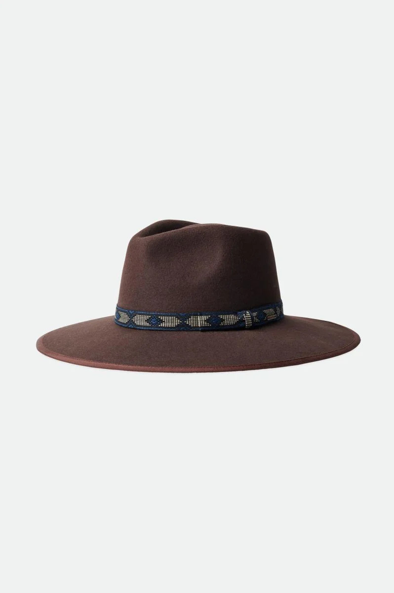 Jo Rancher Hat - Deep Brown | Brixton