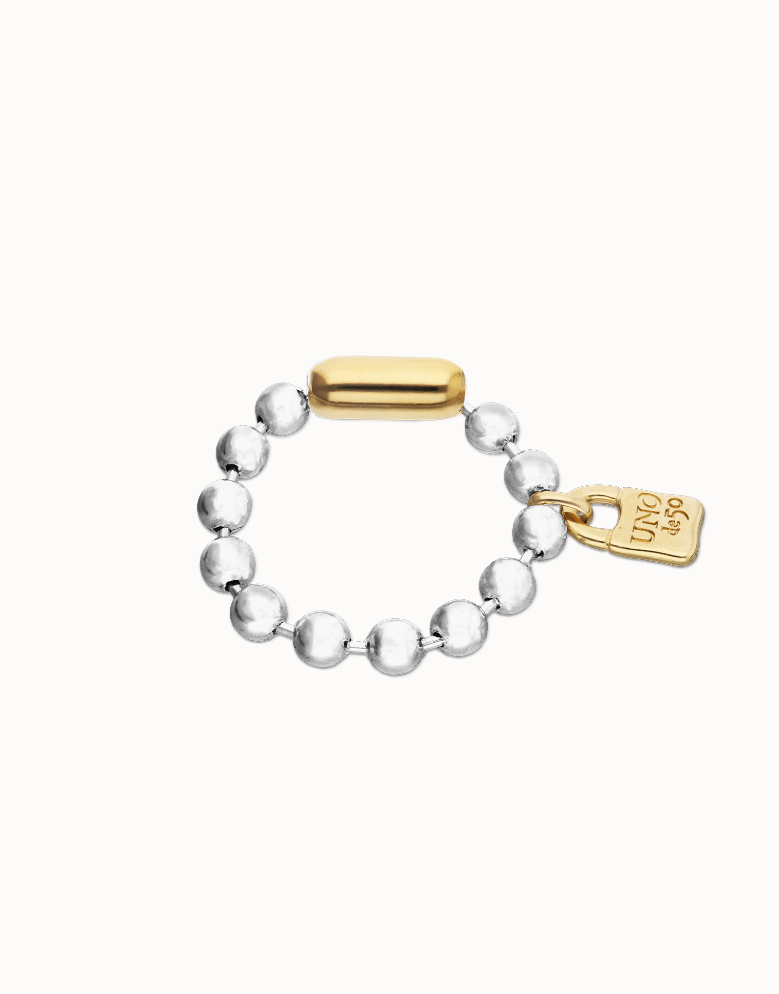 Bead bracelet with padlock and clasp | UNOde50