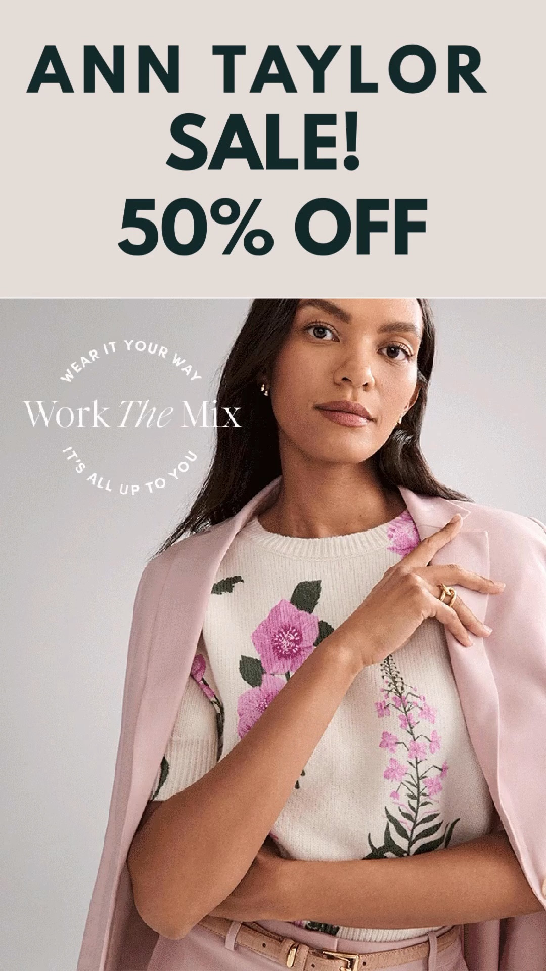 ‼️ SALE now @AnnTaylor ‼️ 50% OFF One item  + 40% OFF the rest of your Cart…. Spruce up your new Spring Wardrobe—- 

Easter Outfit - WorkWear - Party Outfit- Vacation- Travel 

Follow my LTK @fashionistanyc on the @shop.LTK app to view this post and get my exclusive app-only content!

#liketkit #LTKSaleAlert #LTKootd #LTKdayinmylife #LTKWorkwear #LTKgrwm
@shop.ltk
https://liketk.it/61EwW
