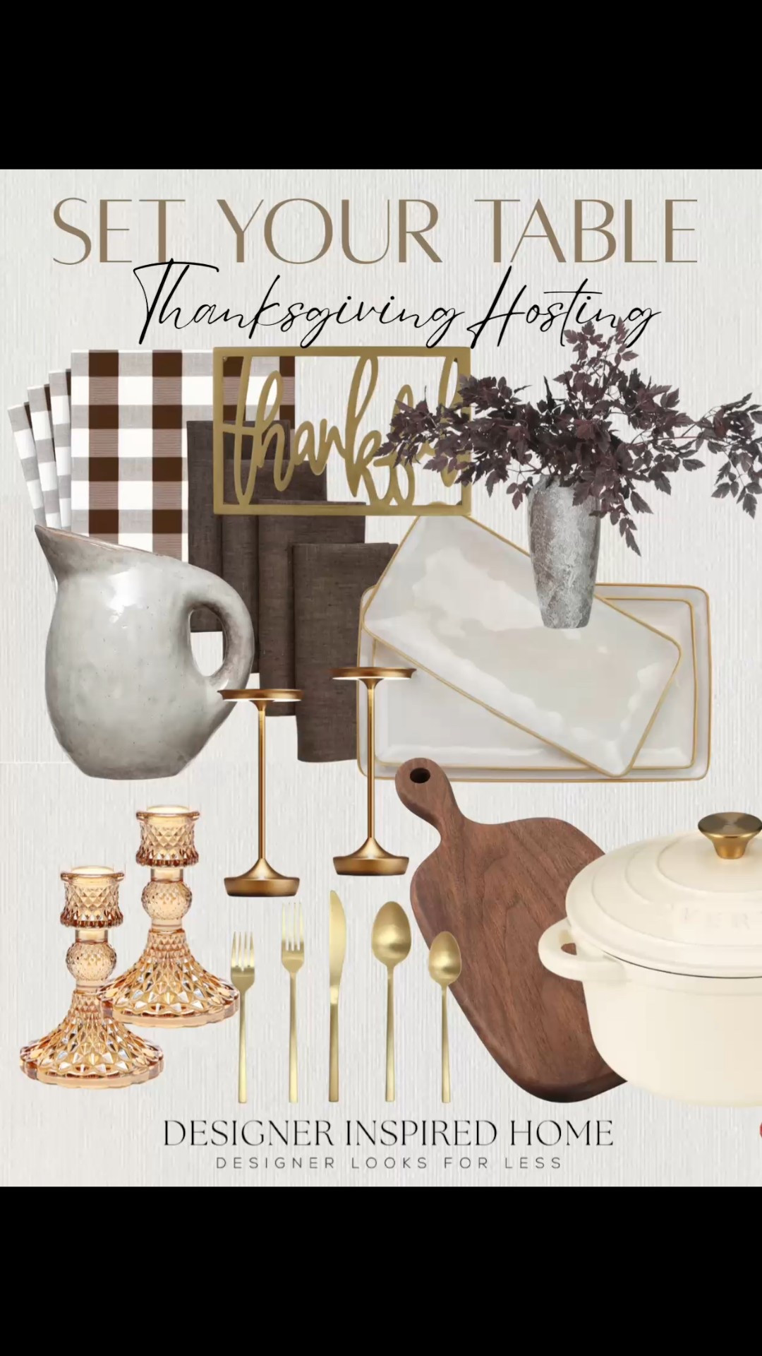 Set your table with these Thanksgiving hosting finds

#LTKFindsUnder50 #LTKHome #LTKHoliday