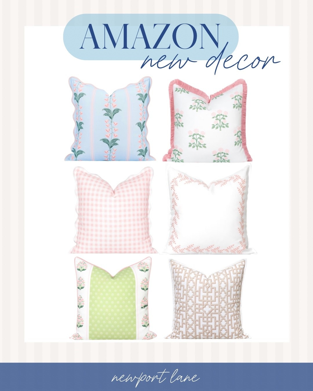 Amazon coastal pillow covers are the fastest way to update a space without changing furniture. The blue and white patterns add contrast, texture, and a designer-inspired look in seconds. 



#LTKU #LTKHome #LTKSaleAlert