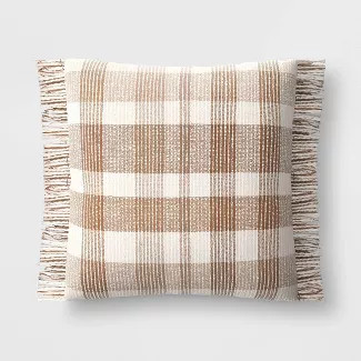 Plaid Square Throw Pillow - Threshold™ | Target