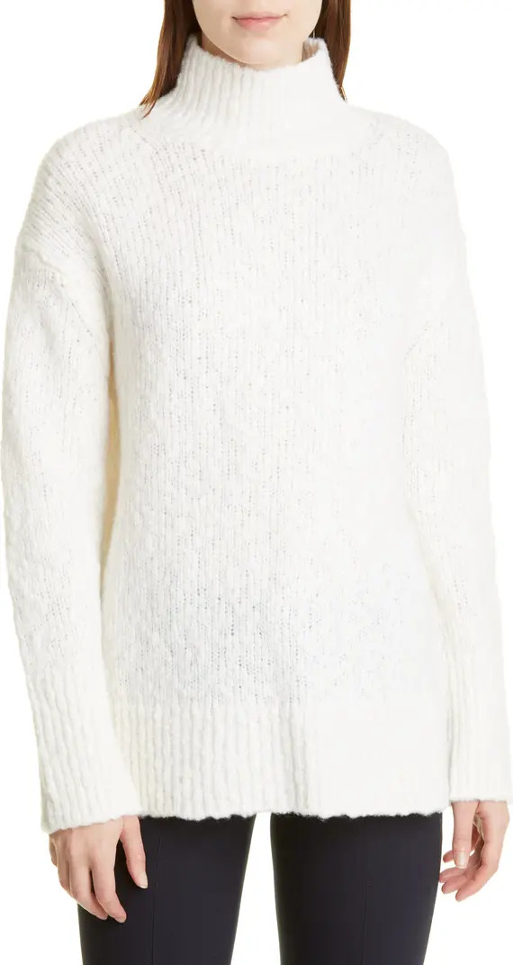 Vince Turtleneck Wool Blend Tunic Sweater | Nordstrom | Nordstrom