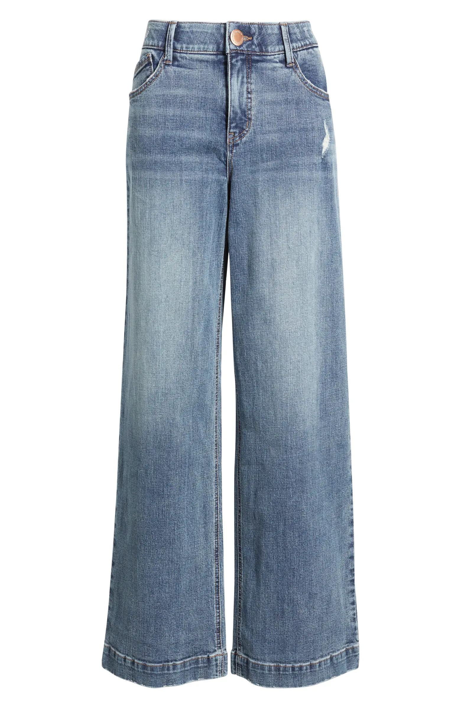 Sam 'Ab'Solution High Waist Wide Leg Jeans | Nordstrom