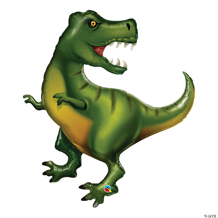 Qualatex Tyrannosaurus-Shaped 42" Mylar Balloon | Oriental Trading Company
