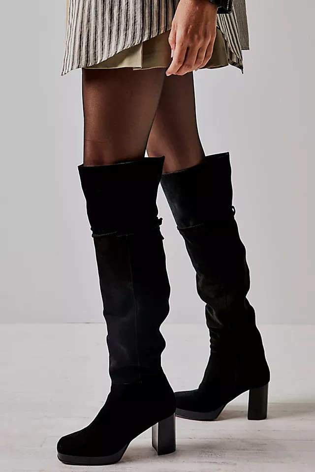 Echo Platform Over-The-Knee Boots | Free People (Global - UK&FR Excluded)