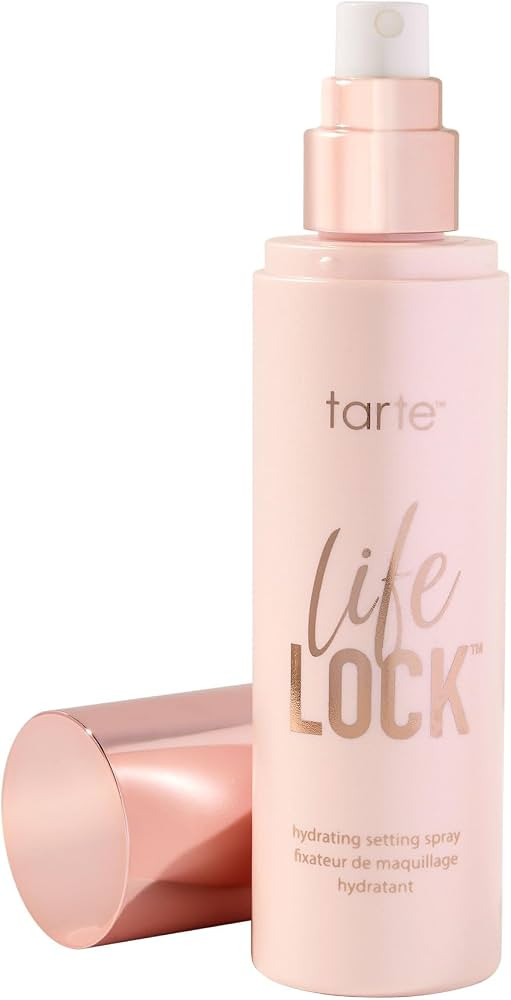 tarte Life Lock Hydrating Setting Spray \u2013 10-in-1 Weightless Mist with Hyaluronic Acid to Hy... | Amazon (US)