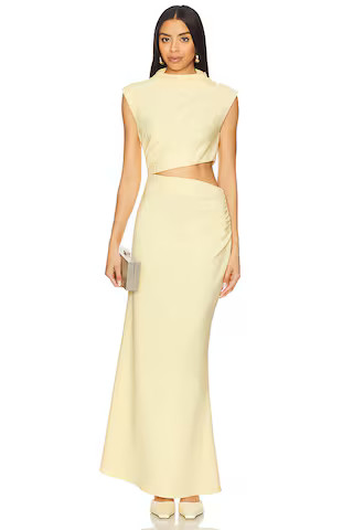 ELLIATT Nola Gown in Butter Yellow from Revolve.com | Revolve Clothing (Global)