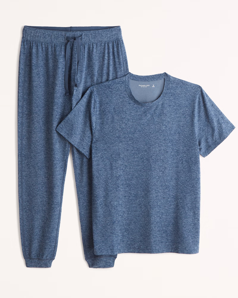 Men's Joggers Sleep Set | Men's Sleepwear | Abercrombie.com | Abercrombie & Fitch (US)