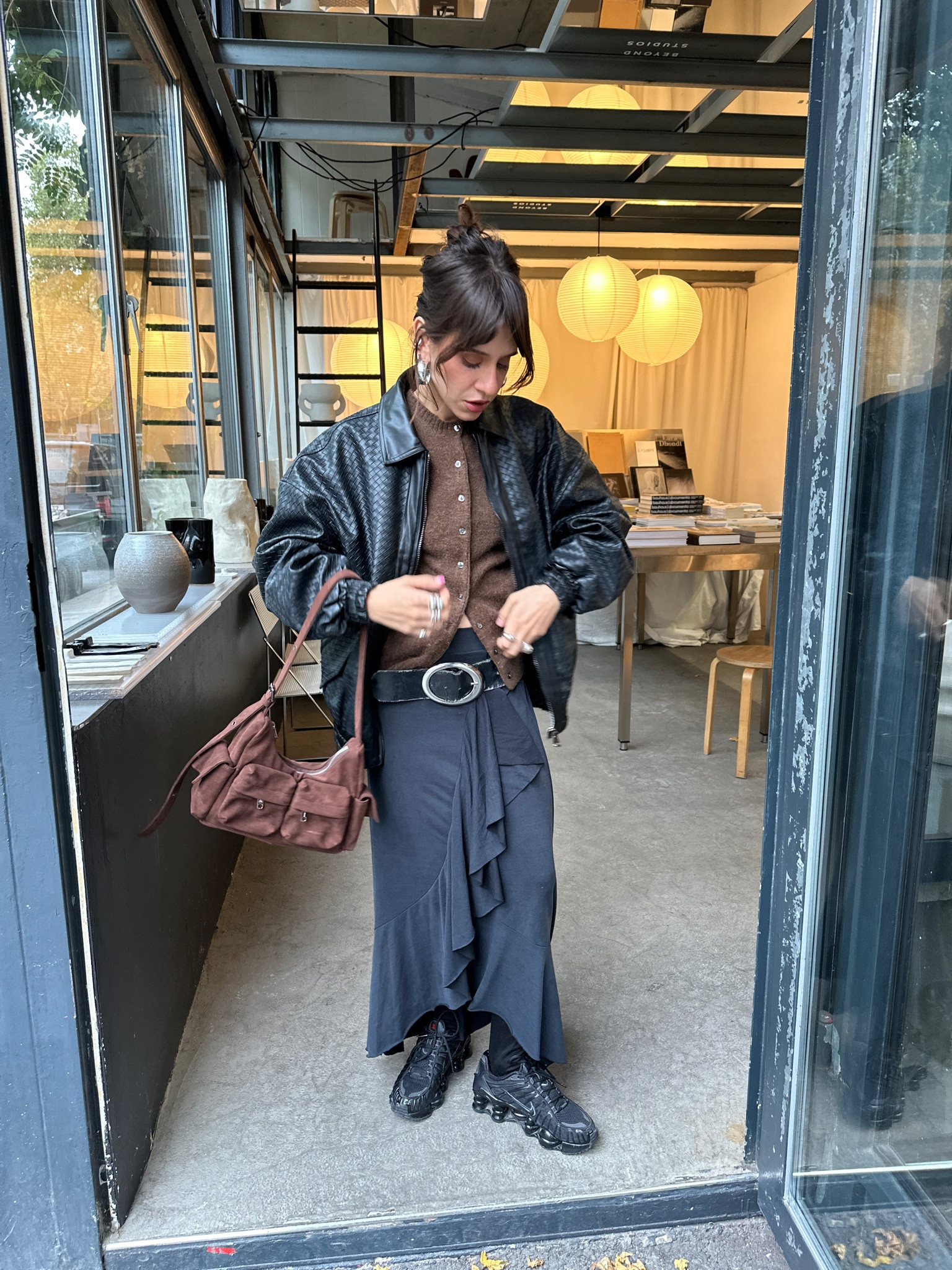 a fall outfit 🤎 #leatherjacket

#FashionMonth