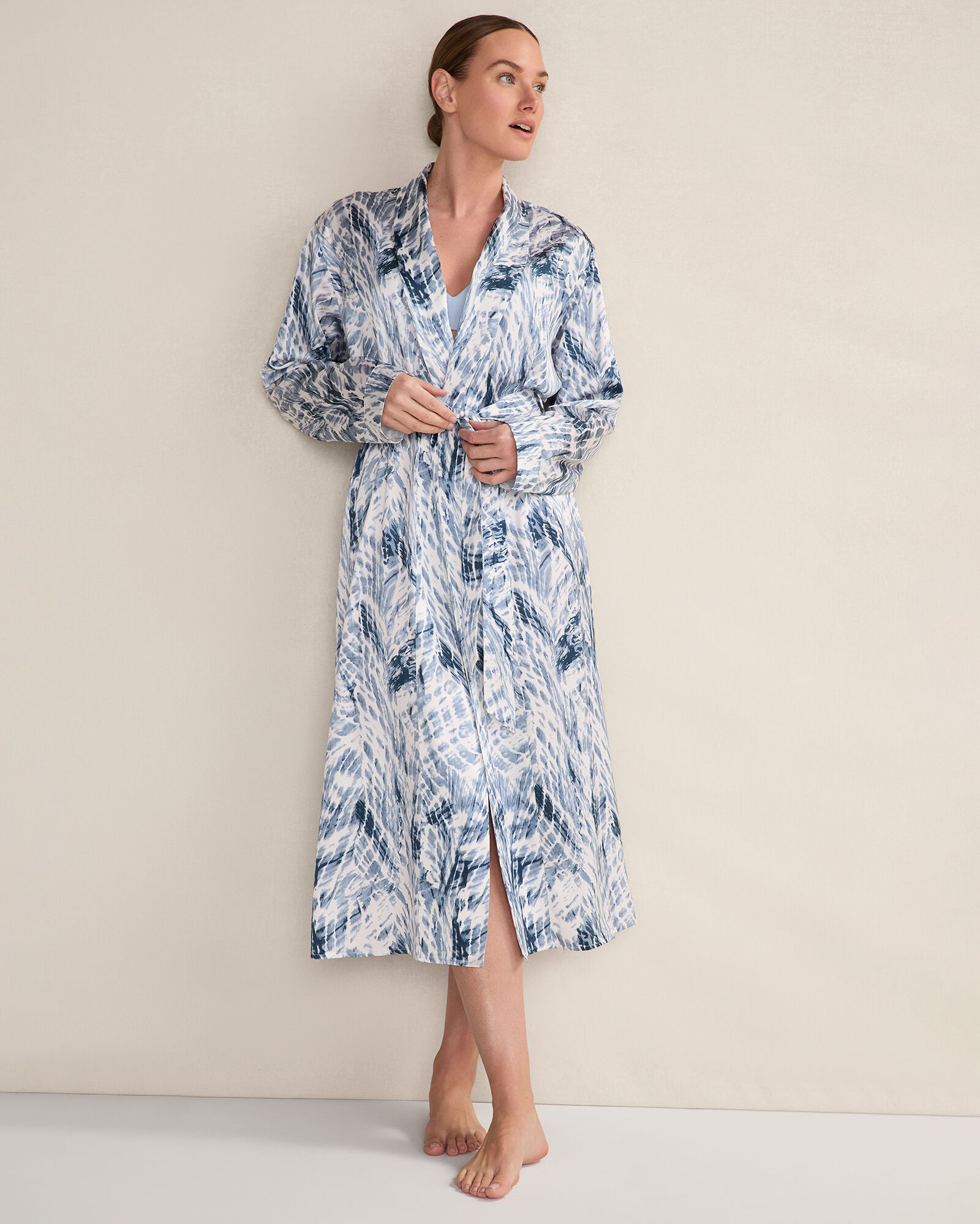 Washable Silk Tie Dye Robe | Haven Well Within