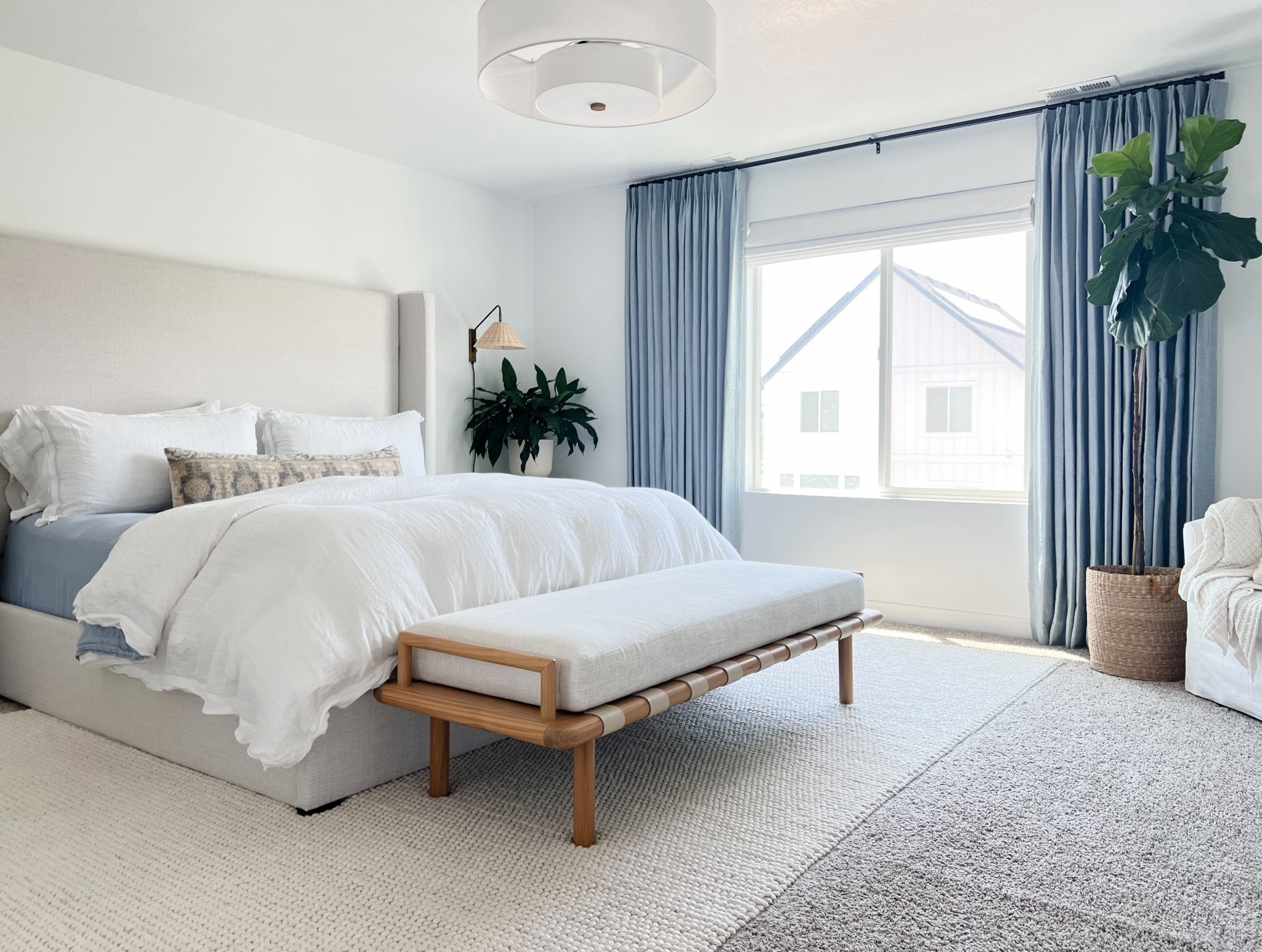 Dusty blue curtains, black out curtains, bedroom styling, blue curtains, window treatments 

#LTKU #LTKHome #LTKSaleAlert