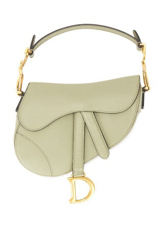 Dior Saddle Bag in Sage | FWRD 