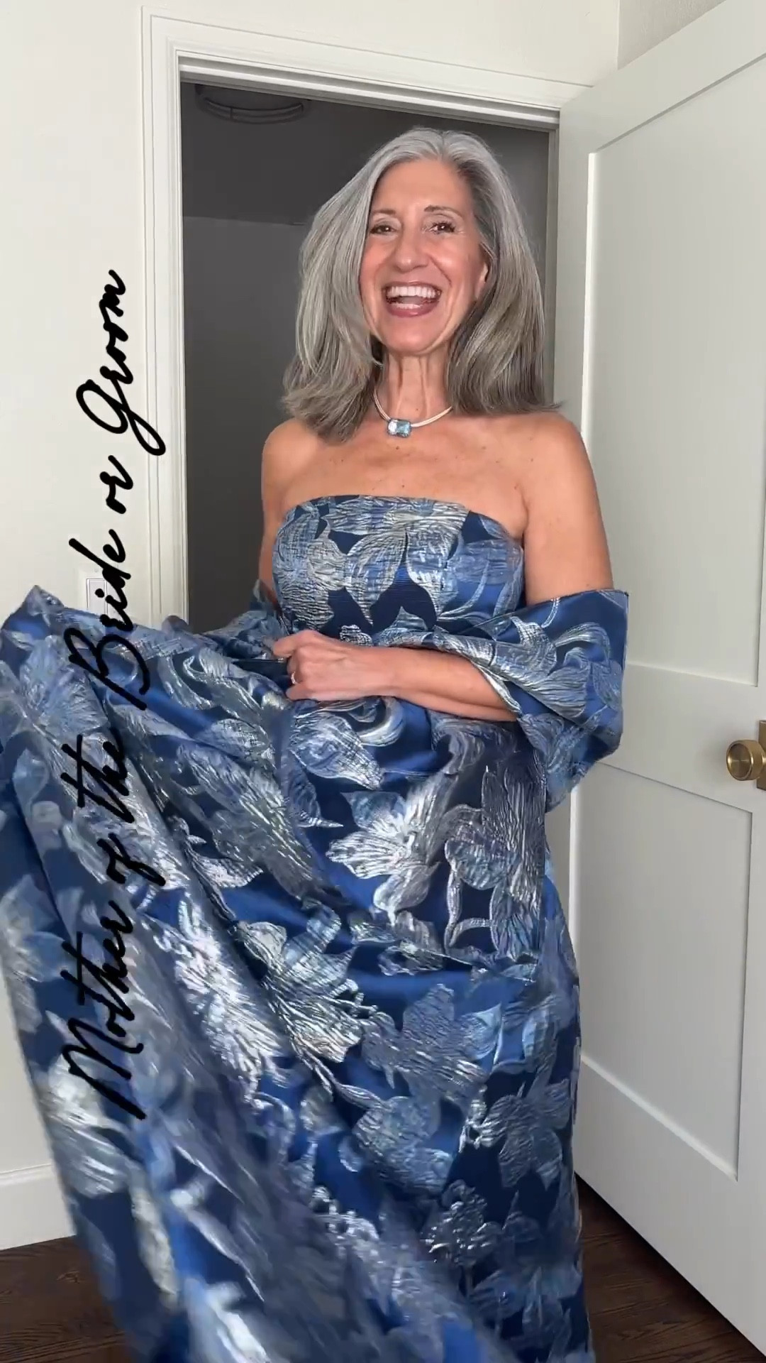 ✨ High-energy glamour for a magical evening!

Use my code EMPTYNESTSTYLE20 for 20% off when you shop at Alex Evenings!

This blue and silver floral gown is a masterpiece of structural grace, featuring a masterfully tailored strapless bodice that offers incredible security and poise. The clean neckline creates a statuesque presence, while the elegant wrap detail at the waist adds a layer of sophisticated dimension and movement to the voluminous metallic skirt.

Choosing an ensemble that balances such a confident fit with these romantic, artistic details allows you to focus entirely on the laughter and radiant joy of a beautiful wedding celebration.

The dress I am featuring is a size 6 and it fits perfectly.

Pass this along to a friend who is still searching for her dream strapless silhouette!

@alexevenings #alexevenings
#LTKOver50 #LTKPetite #LTKStyleTip #LTKSeasonal #motherofthegroom #weddinggueststyle #specialoccasiondress #eveninggown
#weddingguestdress #formalwear #straplessgown #motherofthebride #elegantlook

#LTKMidsize #LTKOver40 #LTKWedding