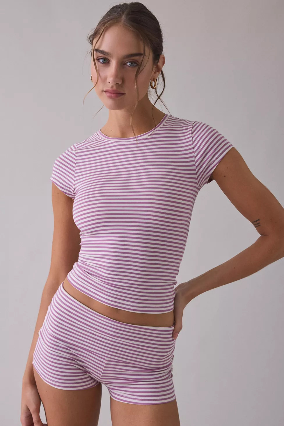 Out From Under Bec Short Sleeve Baby Tee | Urban Outfitters (US and RoW)