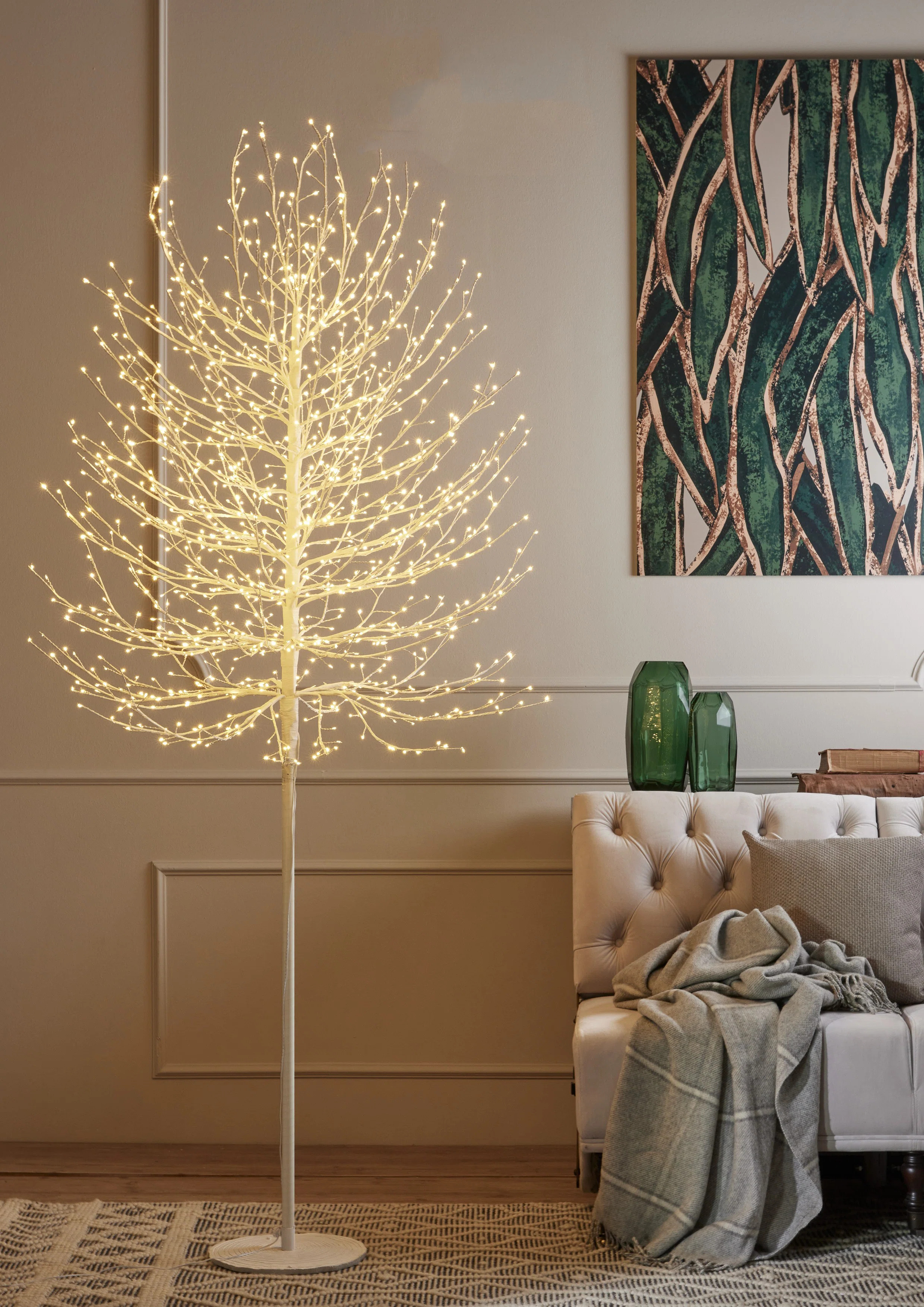 Micro Dot Tree with Warm White LED Lights | Wayfair North America