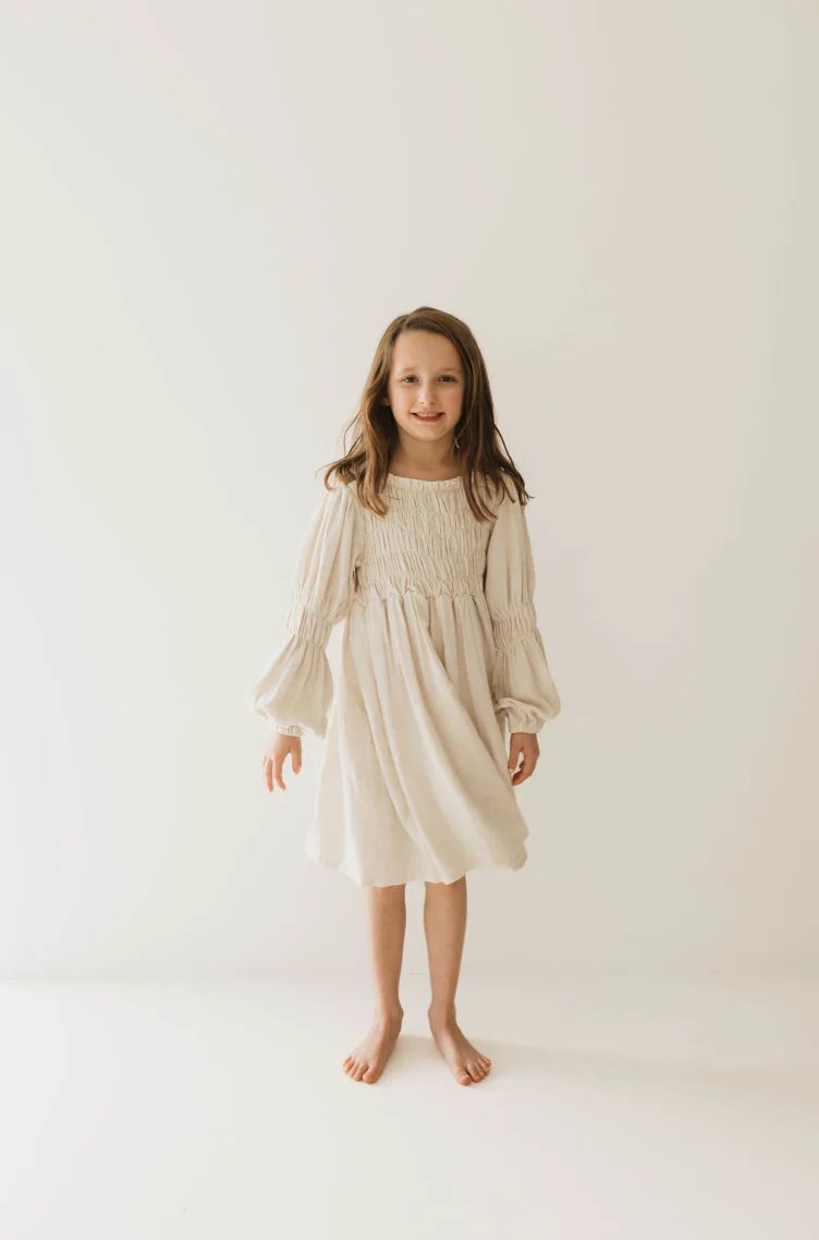 Flax | Linen Long Sleeve Dress | Forever French