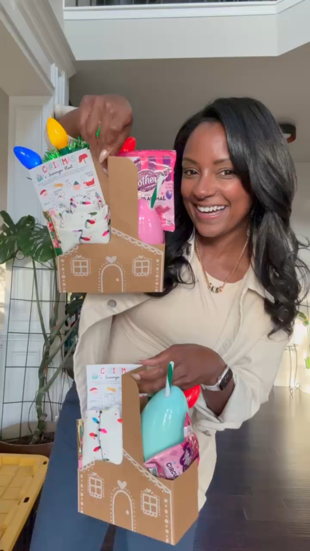 Holiday Light Night baskets with fun pjs and accessories, a scavenger hunt, and sprinkle cookies!

#LTKKids #LTKHoliday #LTKmomlife