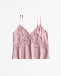Women's Lace and Satin Cami | Women's New Arrivals | Abercrombie.com | Abercrombie & Fitch (US)