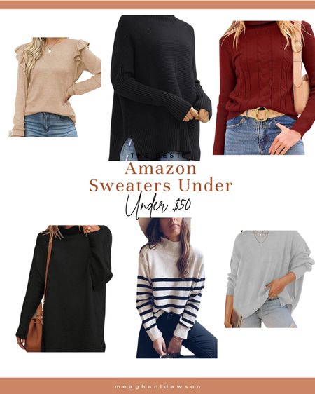 It’s officially sweater season, and what’s better than a budget-friendly sweater you’ll want to snag in every color?
Not much, my friends. Not much. All of these Amazon sweaters pass the Meaghan test (read: they’re comfortable) so grab yourself one or two and get ready to bundle up! It’s going to be a fun season and we’re going to look great! 

#LTKCyberweek #LTKSeasonal #LTKunder50