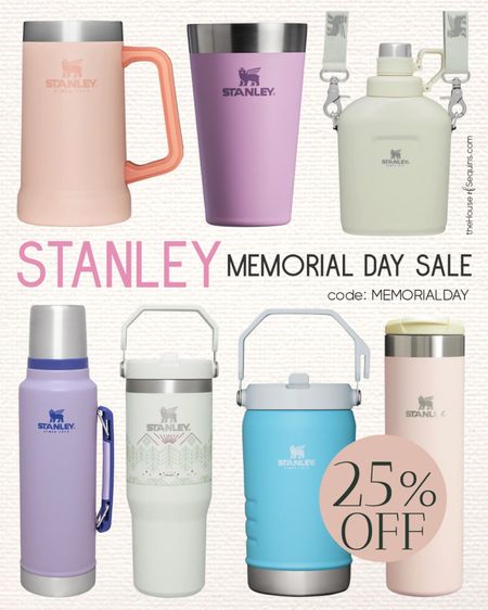 Stanley 25% OFF select items with code MEMORIALDAY