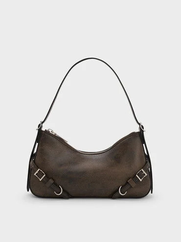 Sloane Shoulder Bag
    
         - Dark Brown | Charles & Keith CA